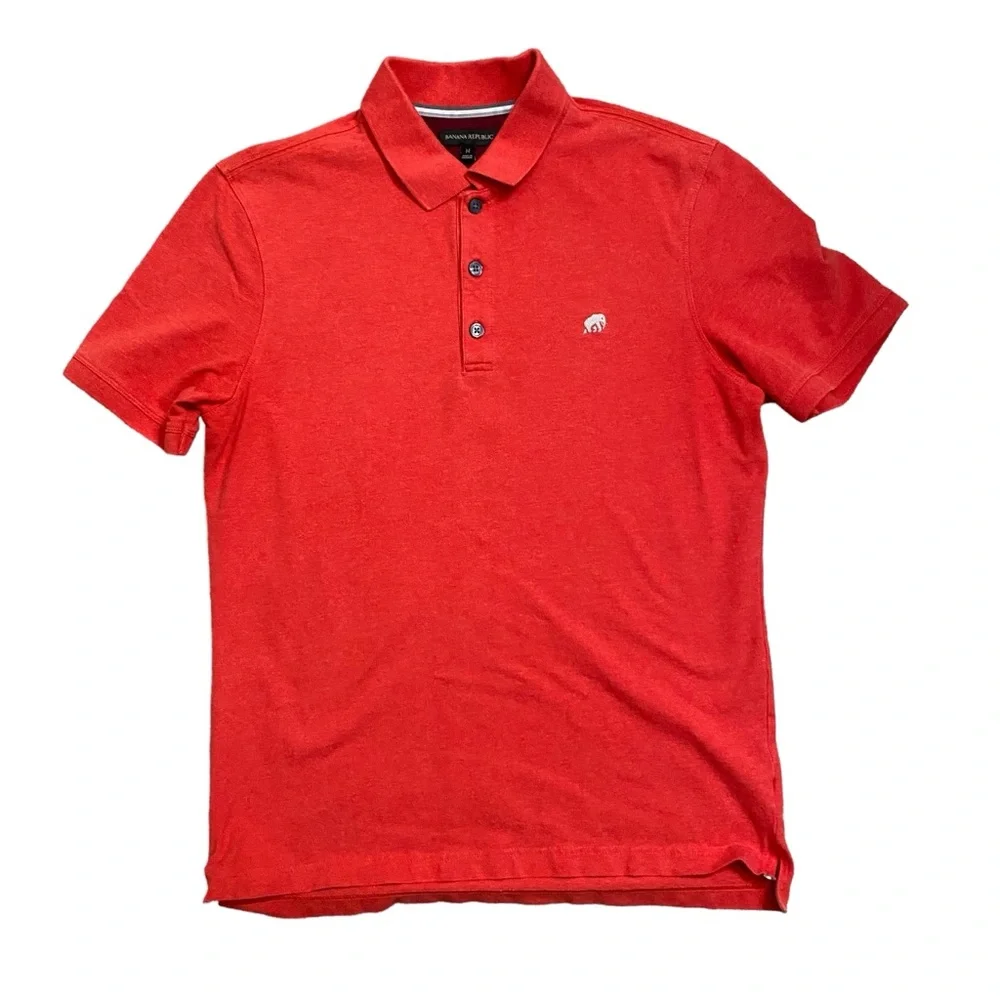 Banana Republic Red Polo Shirt